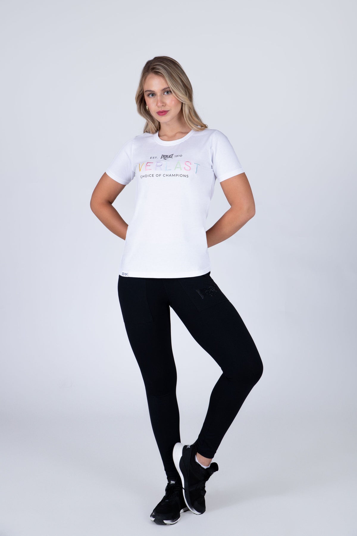 Polera Manga Corta Rin Blanco Everlast