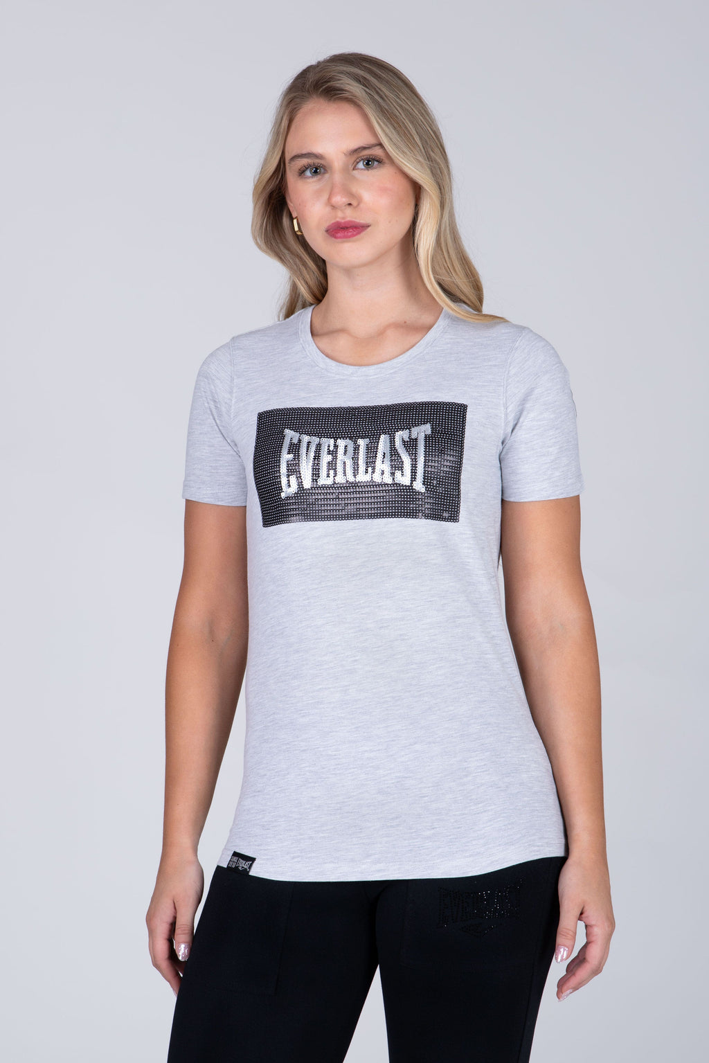 Polera Manga Corta Sena Gris Everlast