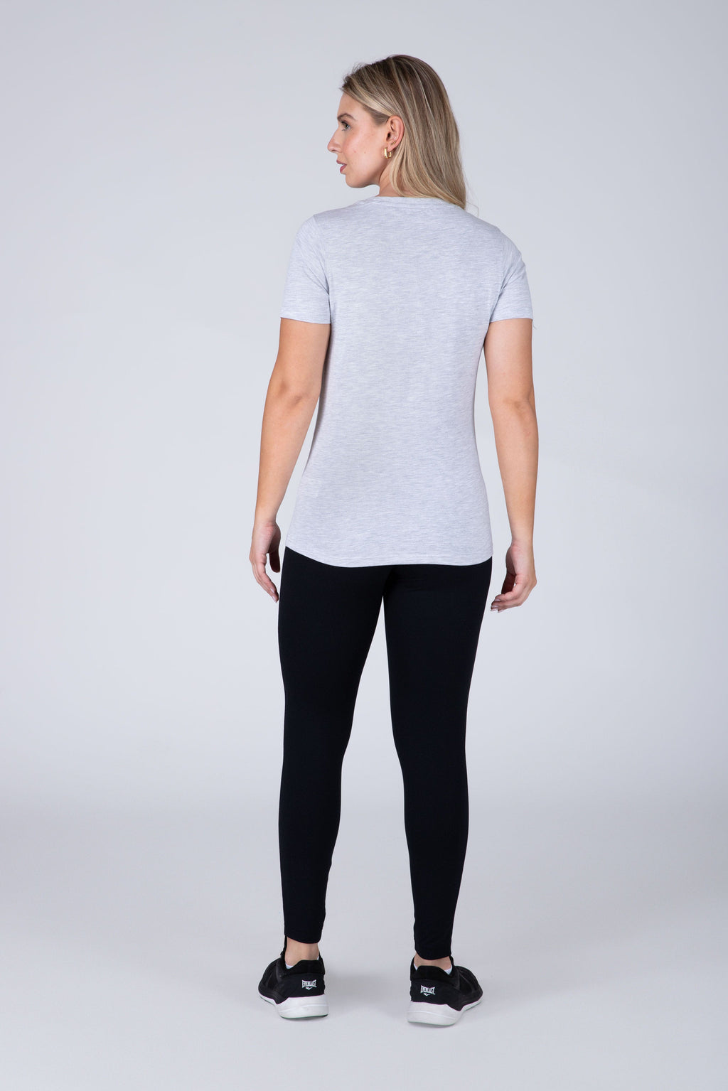 Polera Manga Corta Sena Gris Everlast