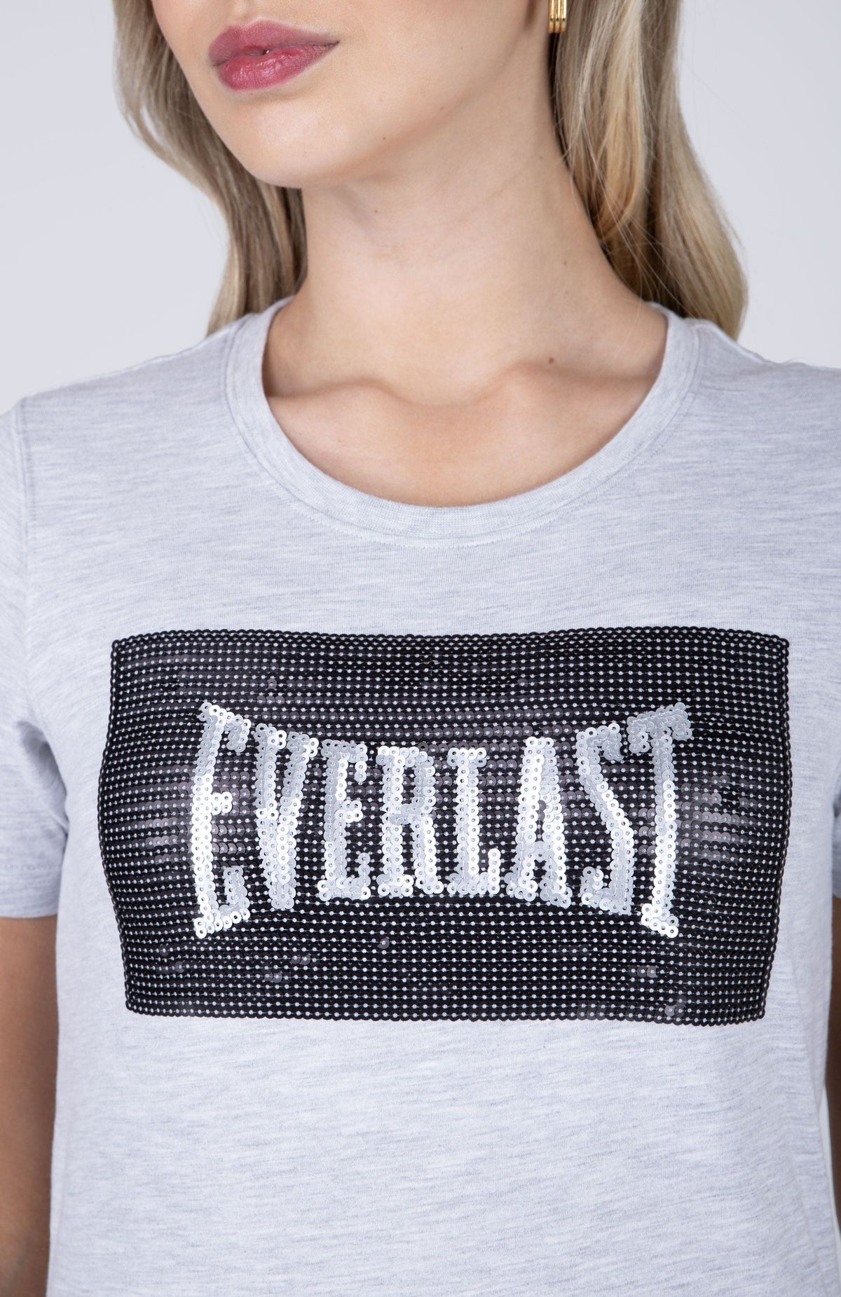 Polera Manga Corta Sena Gris Everlast