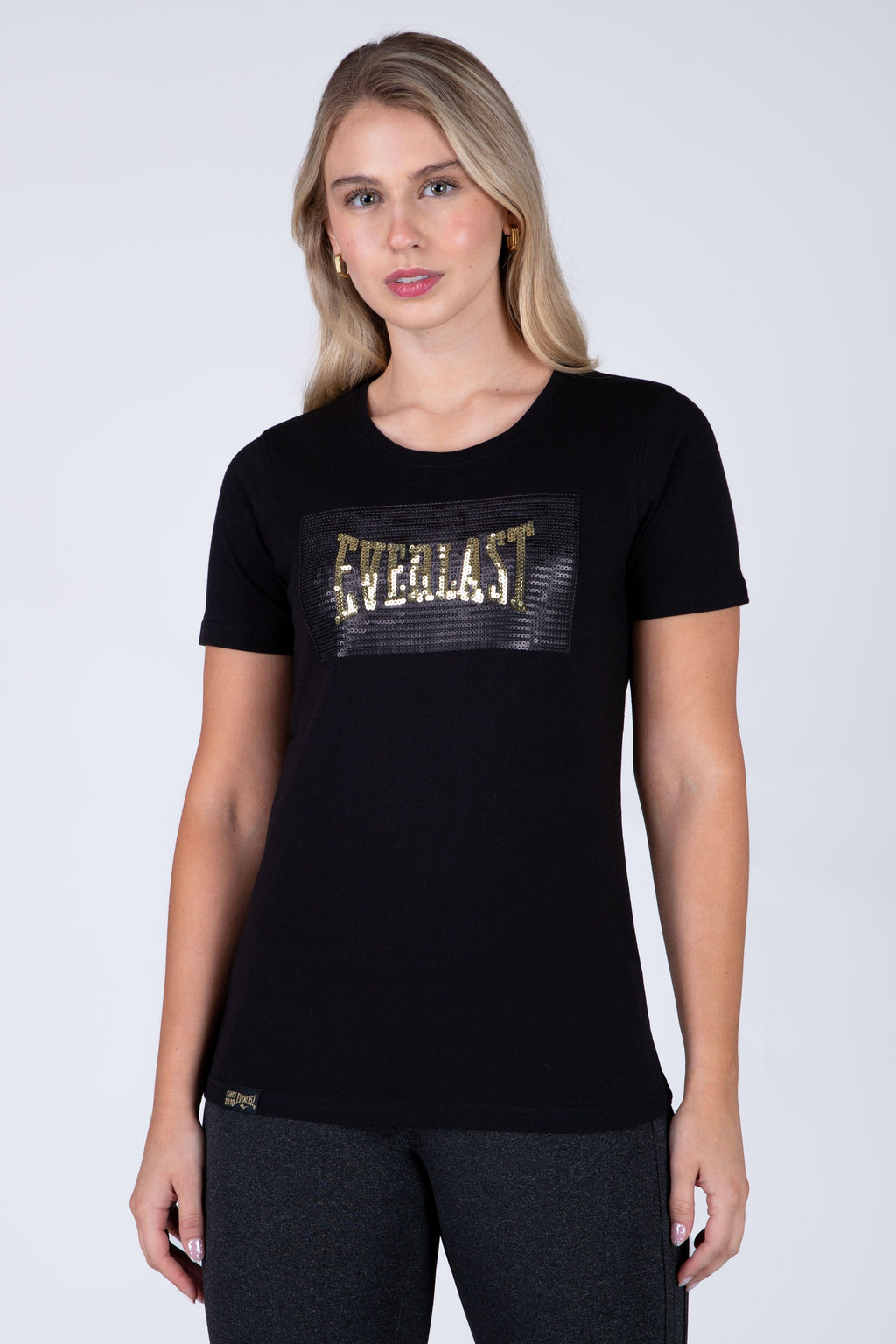 Polera Manga Corta Sena Negro Everlast