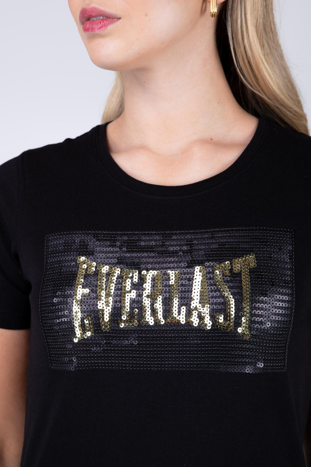 Polera Manga Corta Sena Negro Everlast