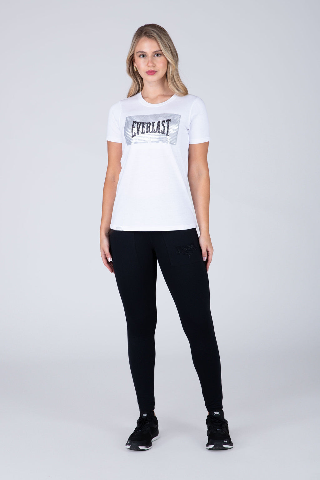 Polera Manga Corta Sena Blanco Everlast