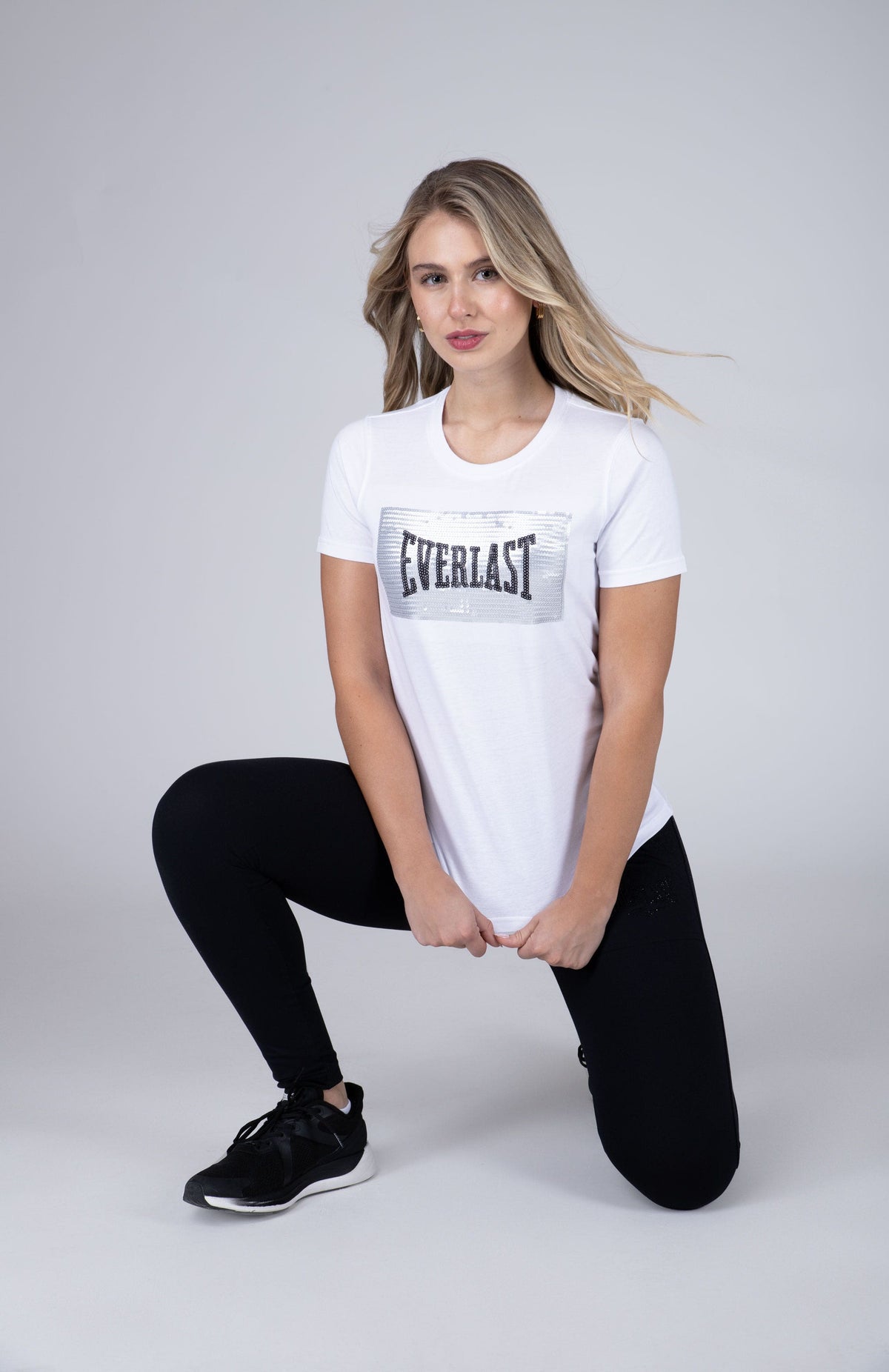 Polera Manga Corta Sena Blanco Everlast