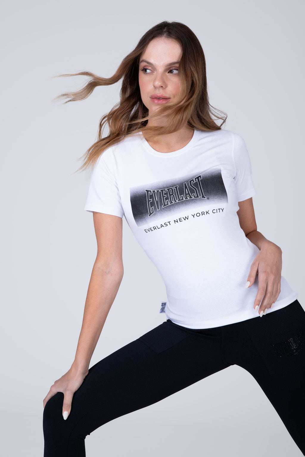 Polera Manga Corta Habana Blanco Everlast