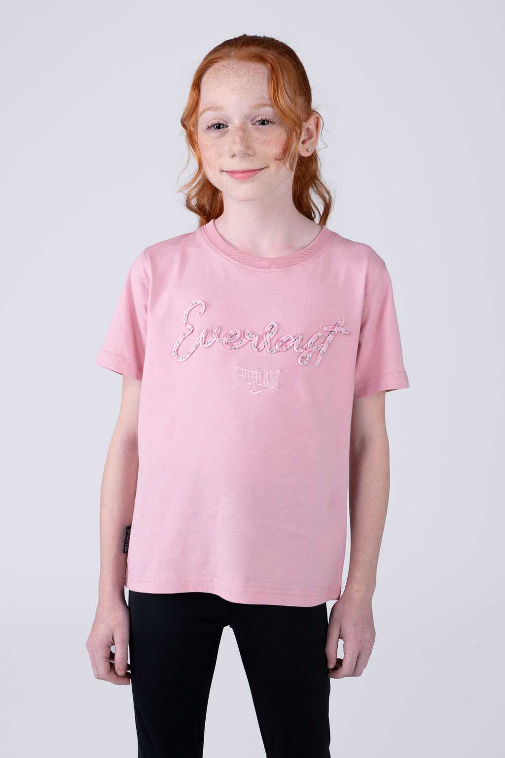 Polera Manga Corta Amazonas Niña Rosado Everlast