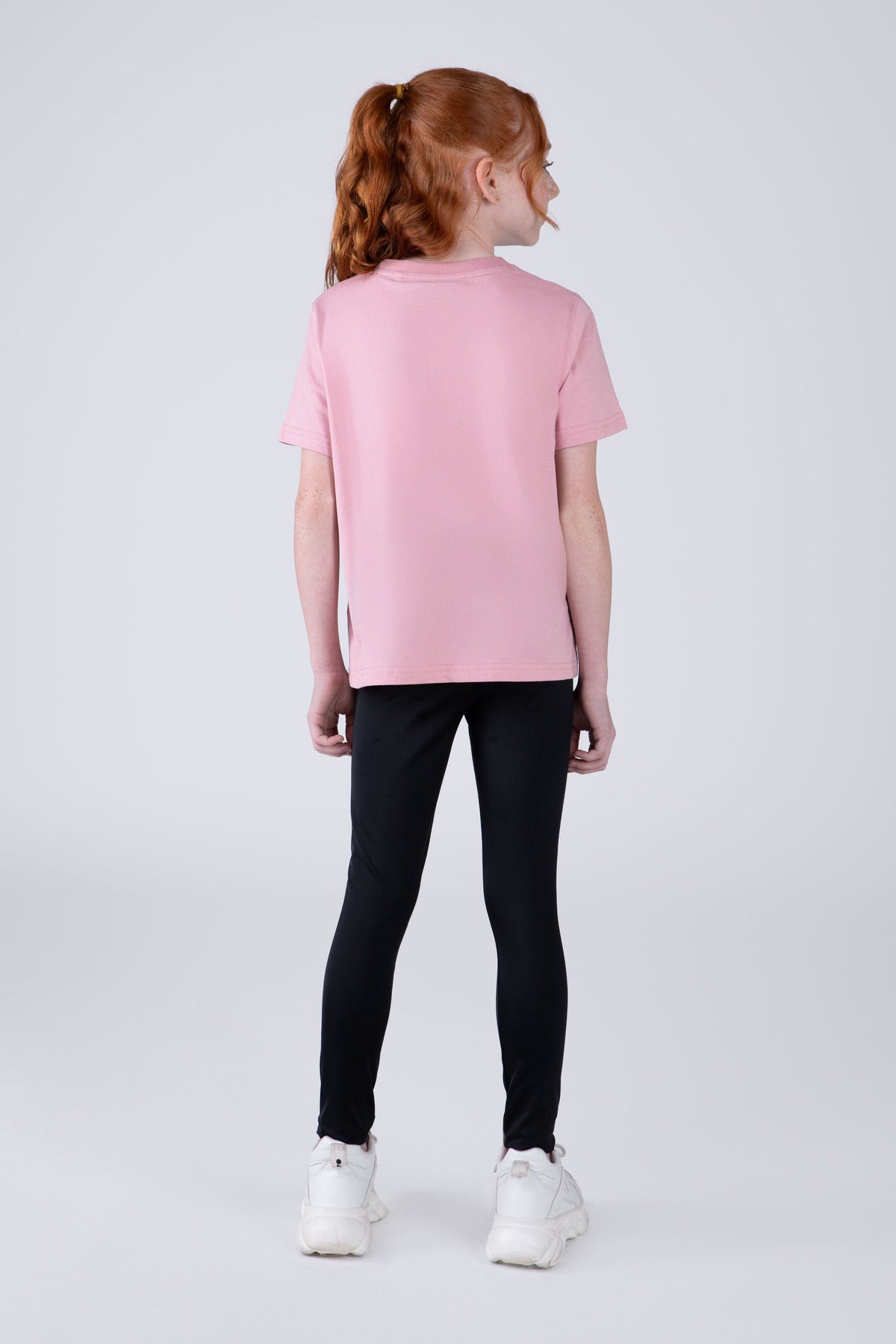 Polera Manga Corta Amazonas Niña Rosado Everlast