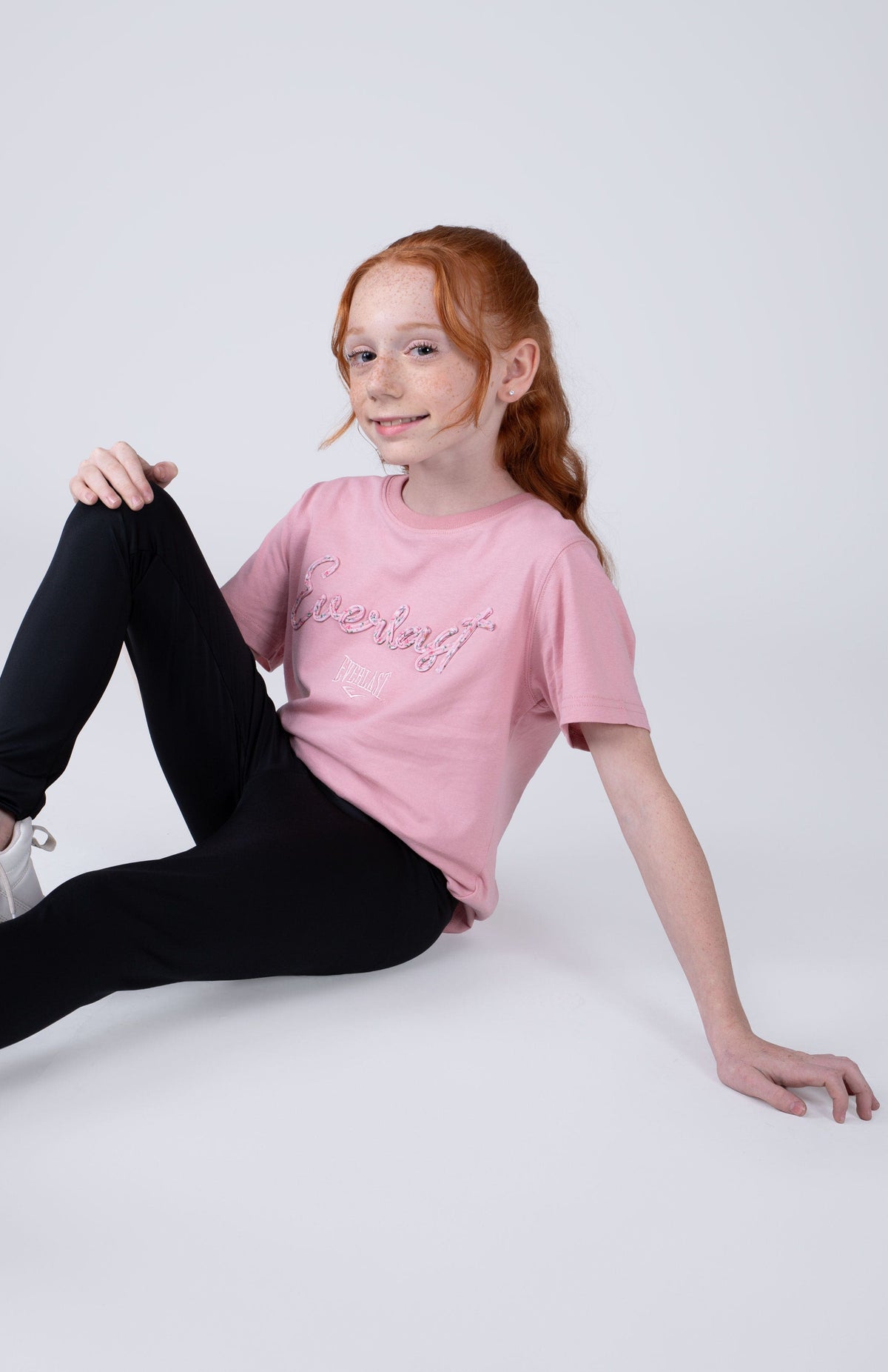 Polera Manga Corta Amazonas Niña Rosado Everlast