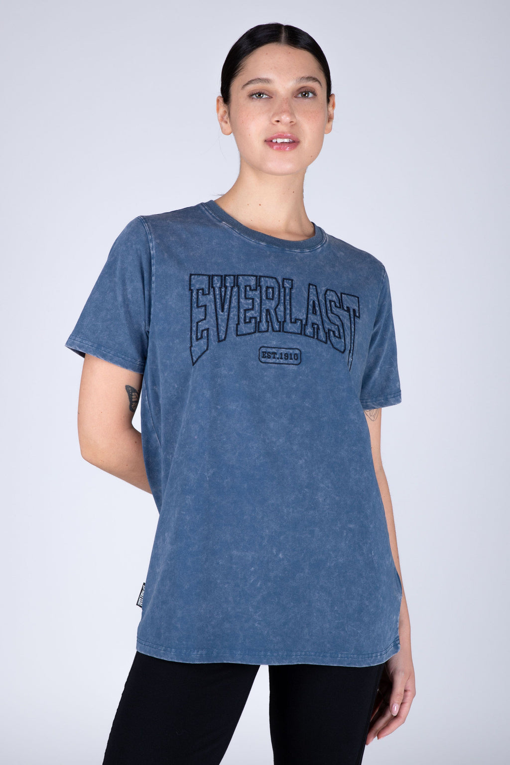 Polera Manga Corta Misisipi Azul Everlast