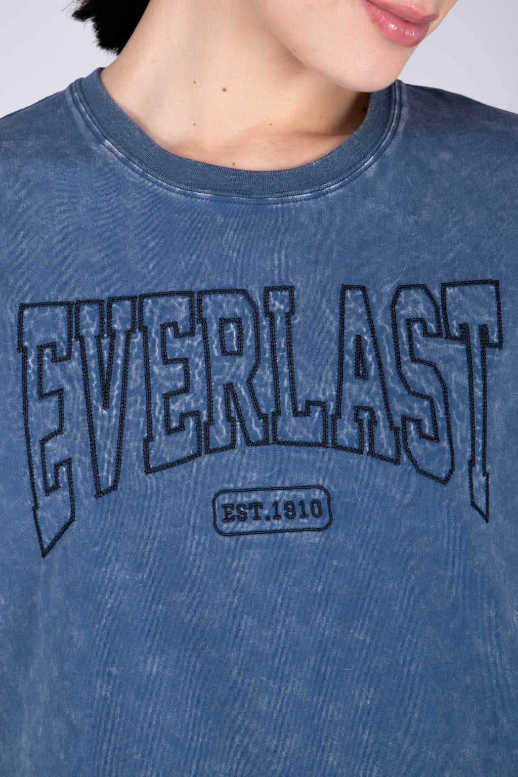 Polera Manga Corta Misisipi Azul Everlast