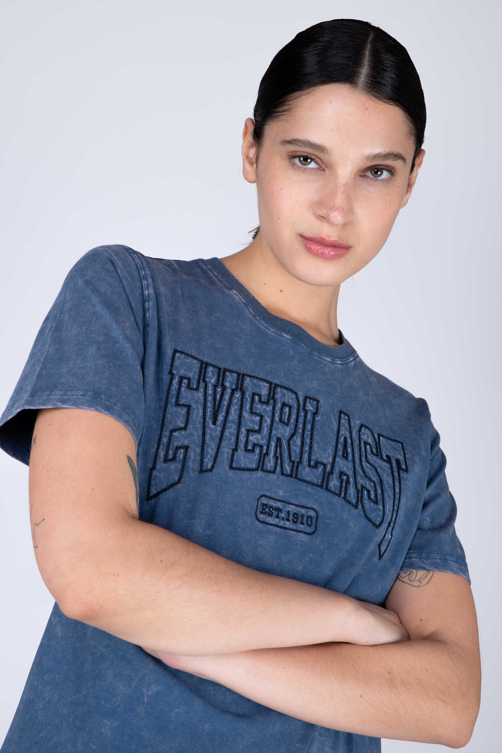 Polera Manga Corta Misisipi Azul Everlast