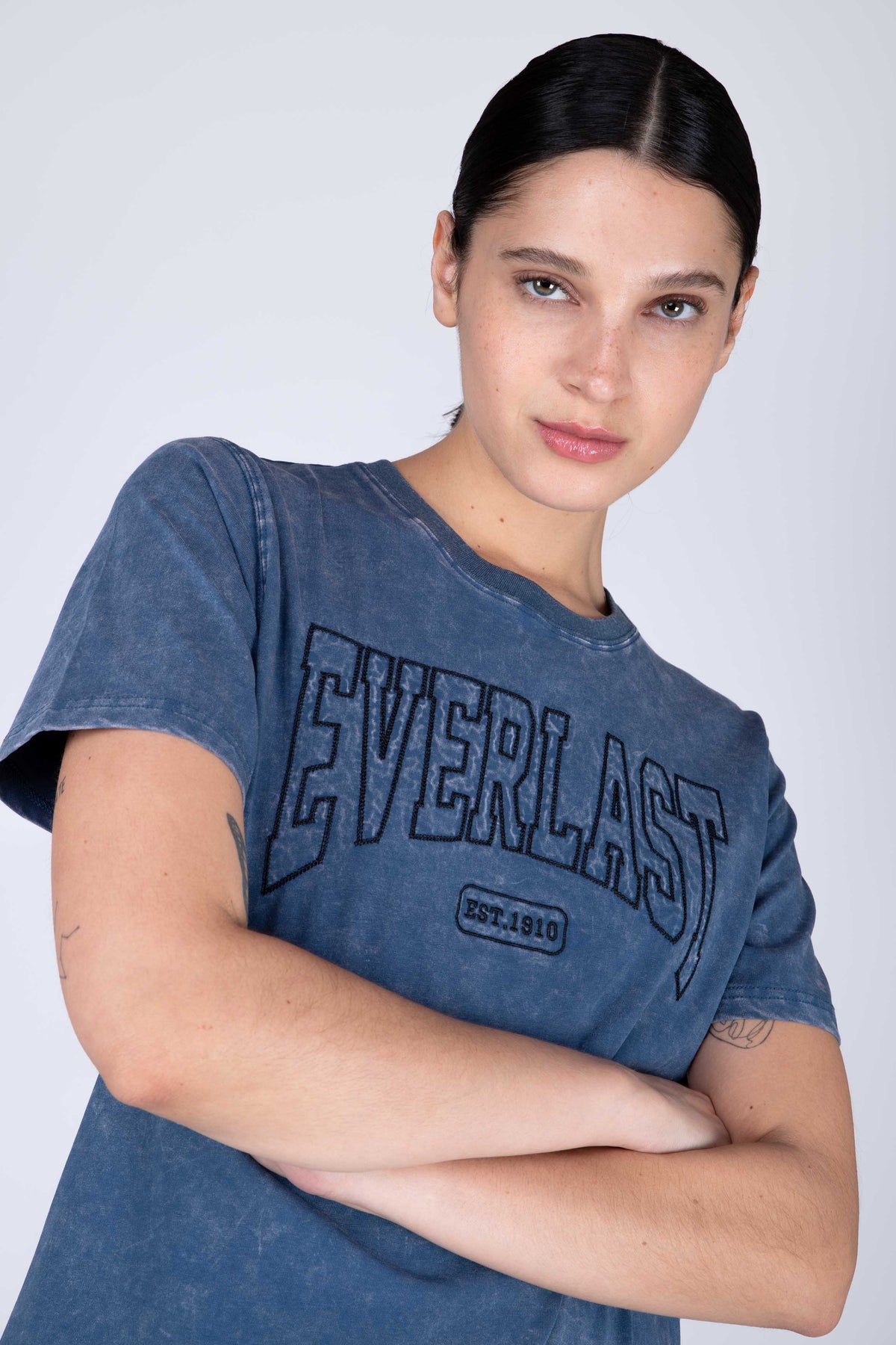 Polera Manga Corta Misisipi Azul Everlast