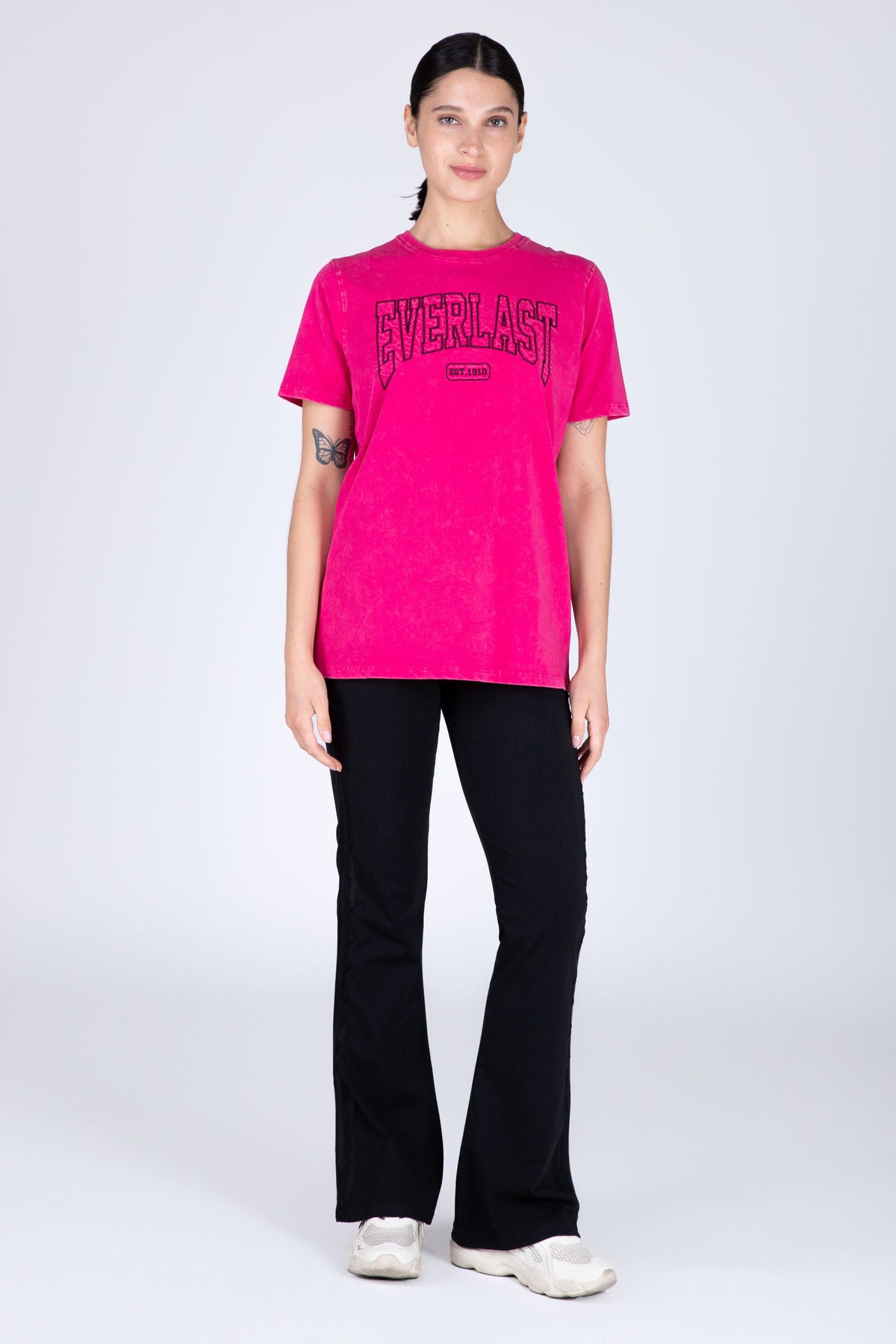 Polera Manga Corta Misisipi Rosado Everlast