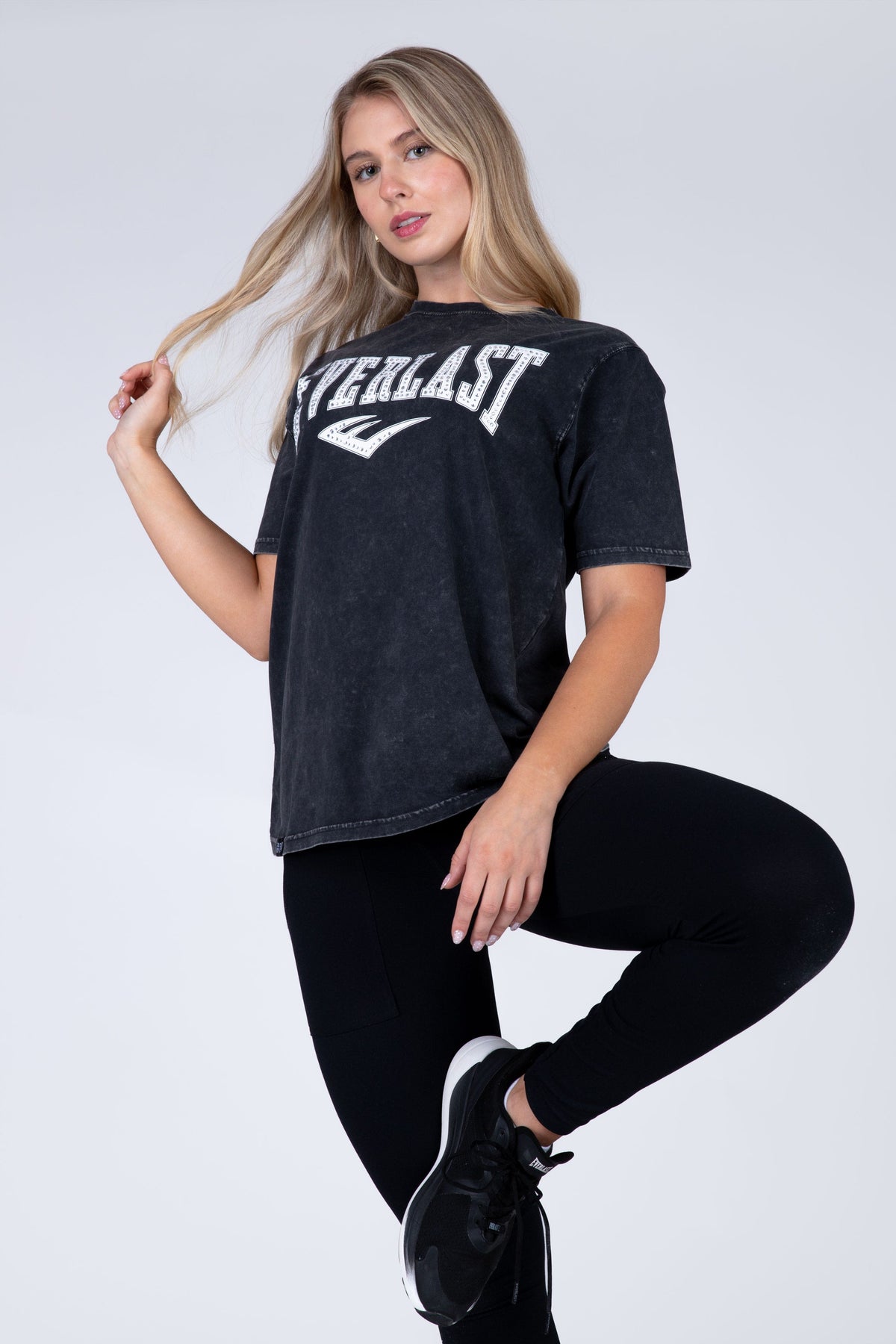 Polera Manga Corta Reading Gris Everlast