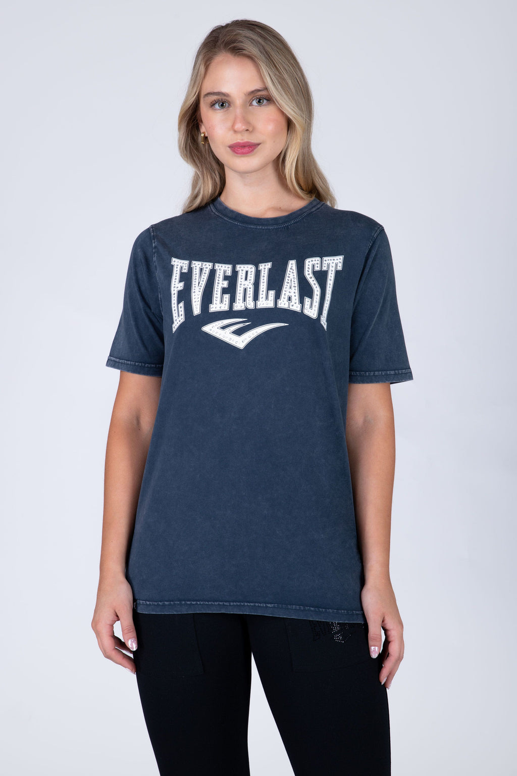 Polera Manga Corta Reading Azul Everlast