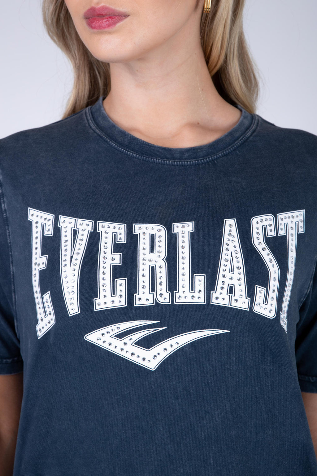 Polera Manga Corta Reading Azul Everlast