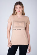Polera Manga Corta Winnipeg Beige Everlast