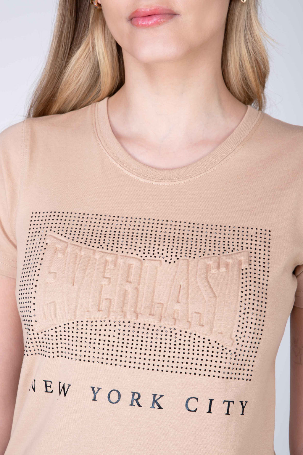 Polera Manga Corta Winnipeg Beige Everlast