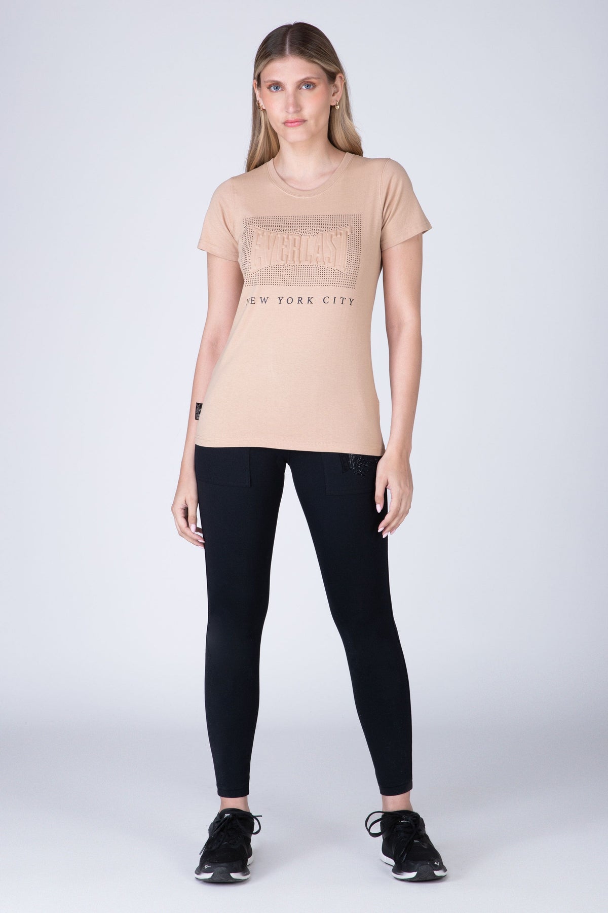 Polera Manga Corta Winnipeg Beige Everlast
