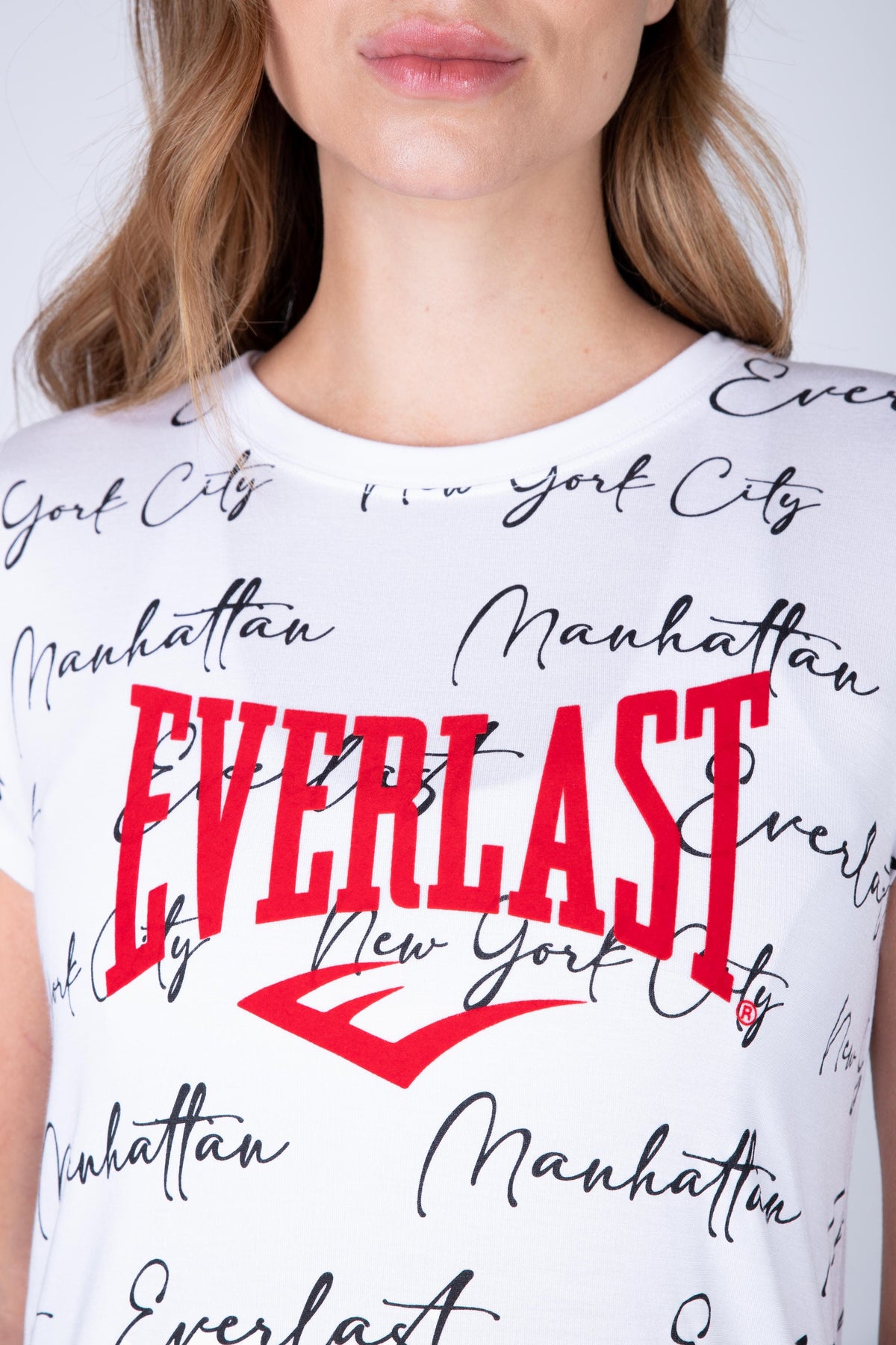 Polera Manga Corta Yellow Blanco Everlast