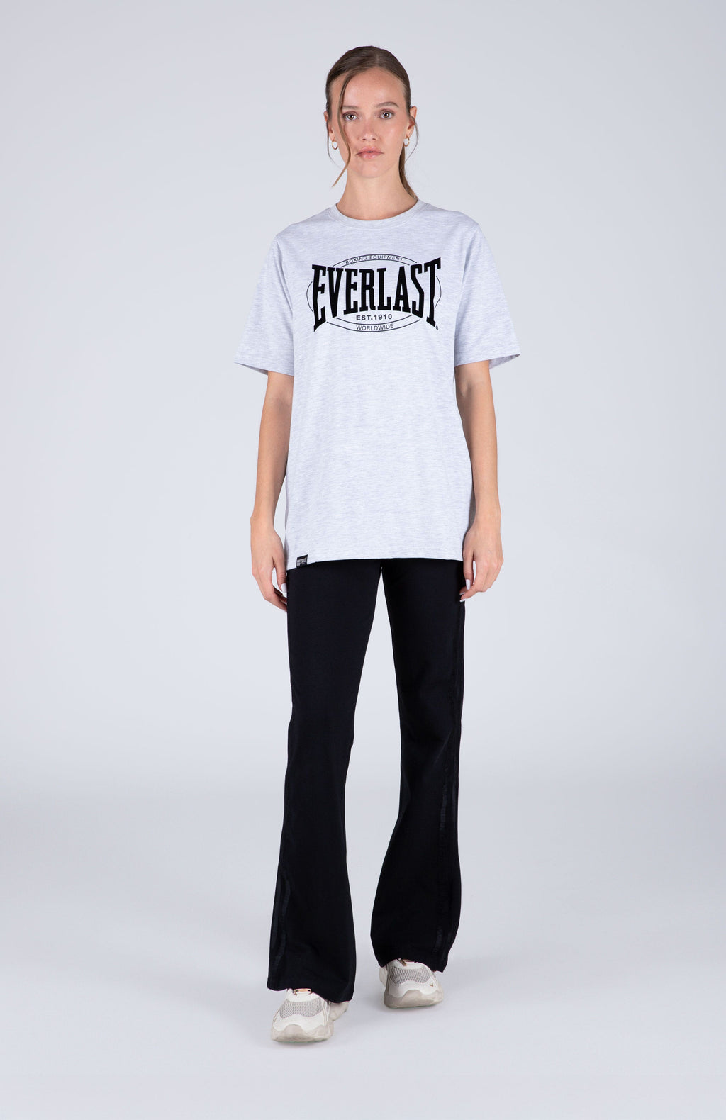 Polera Manga Corta Puelo Gris Everlast