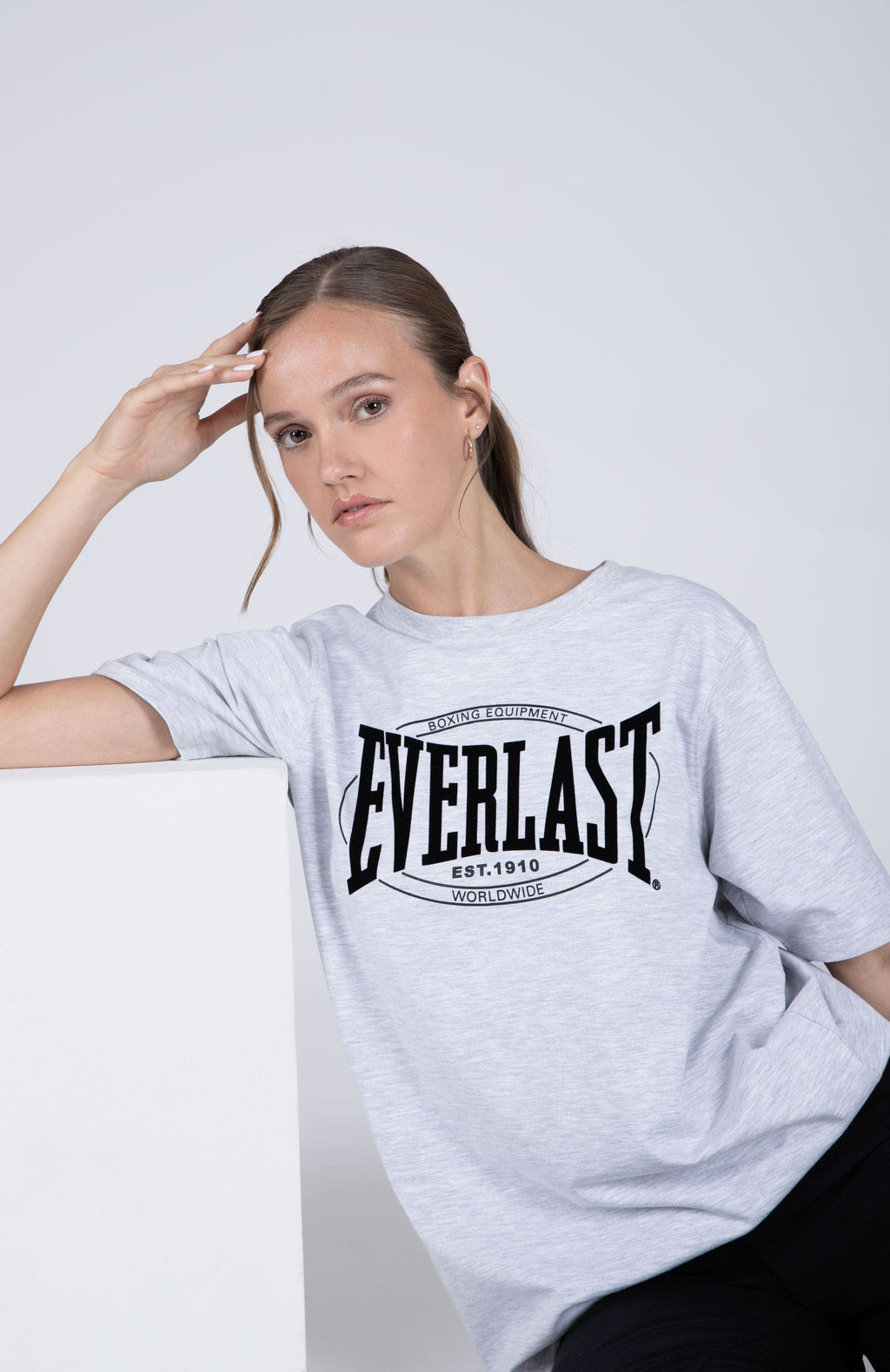 Polera Manga Corta Puelo Gris Everlast