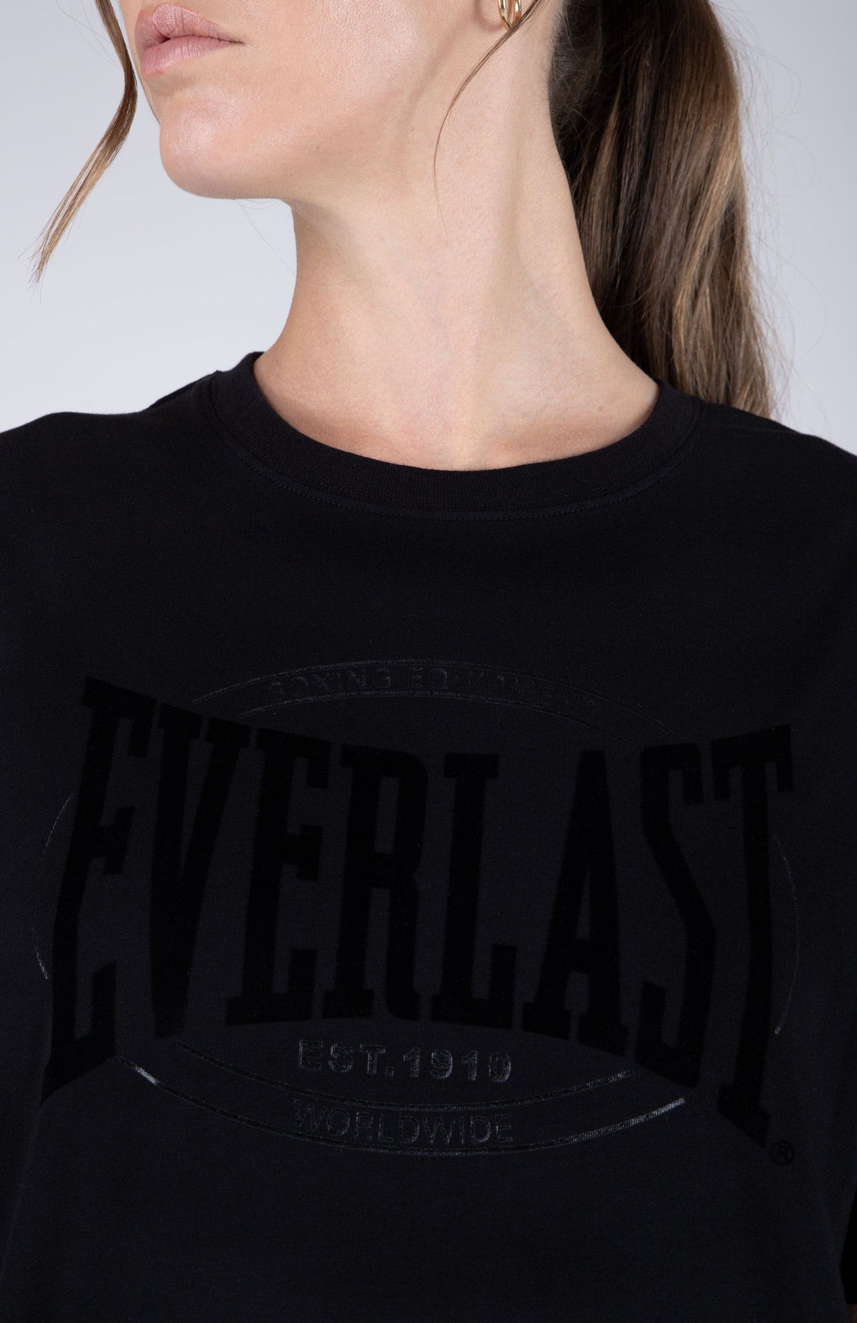 Polera Manga Corta Puelo Negro Everlast