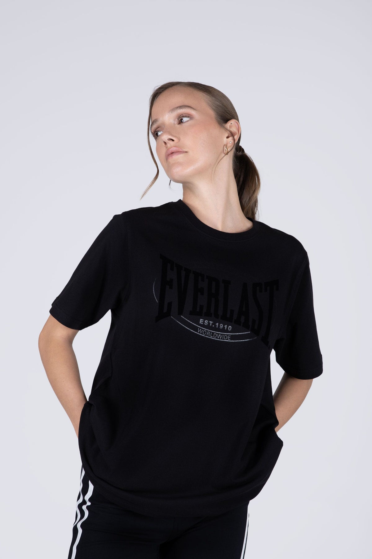 Polera Manga Corta Puelo Negro Everlast