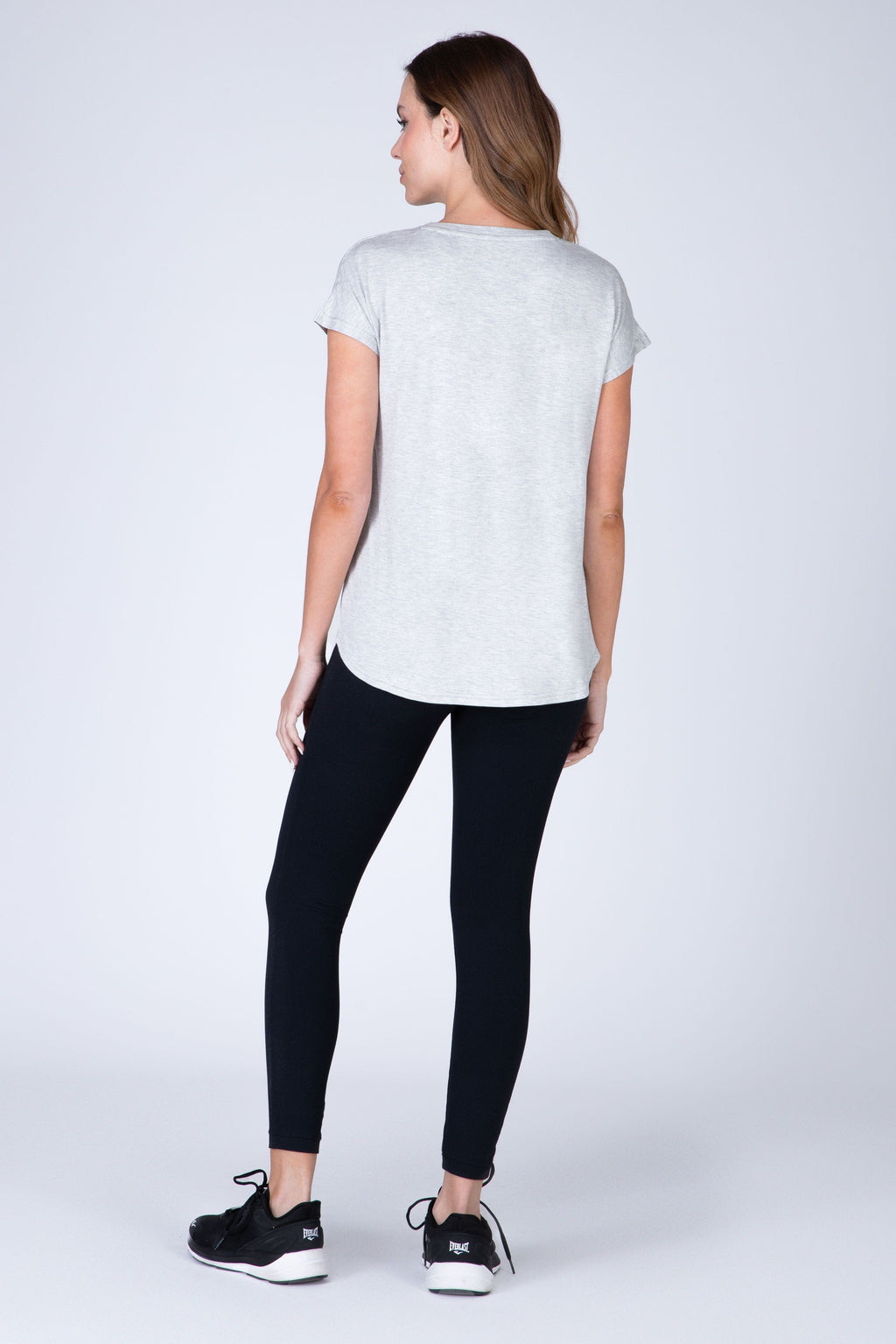 Polera Manga Corta Dubai Gris Everlast
