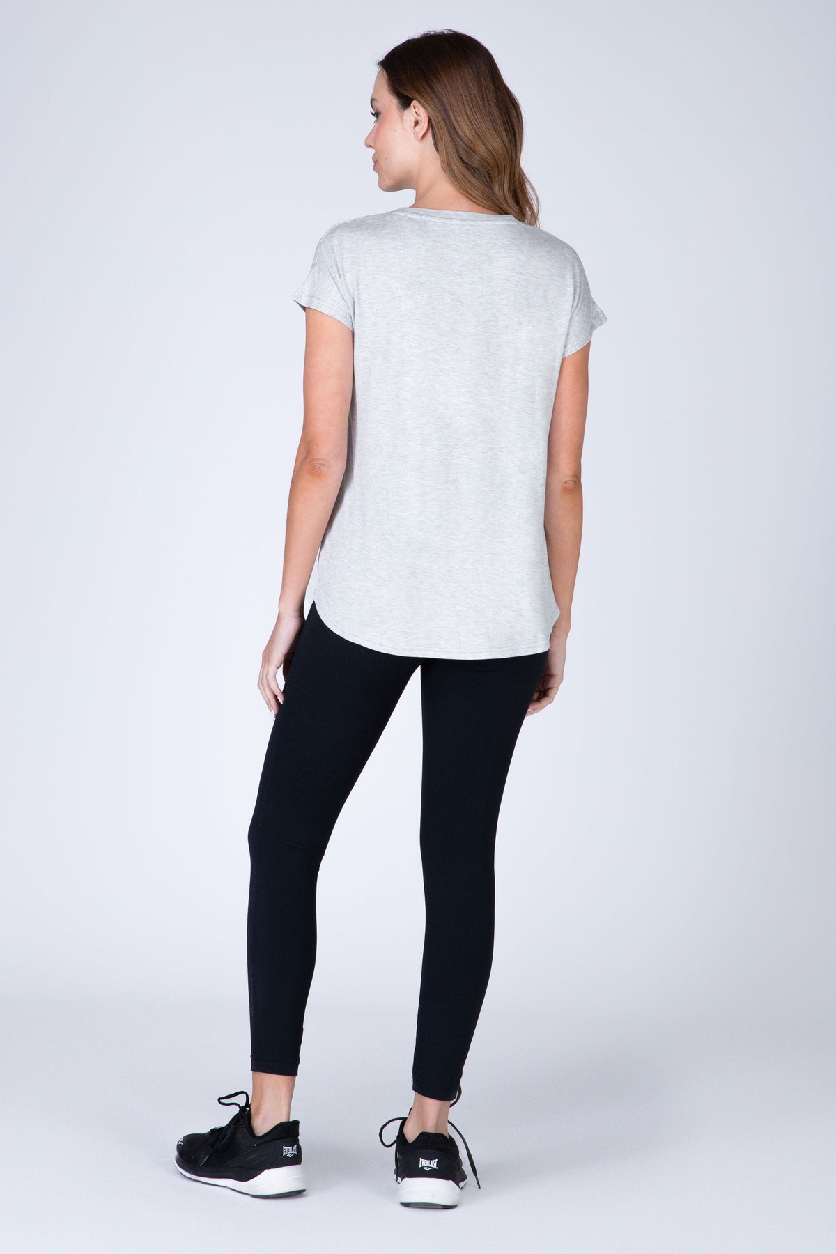 Polera Manga Corta Dubai Gris Everlast