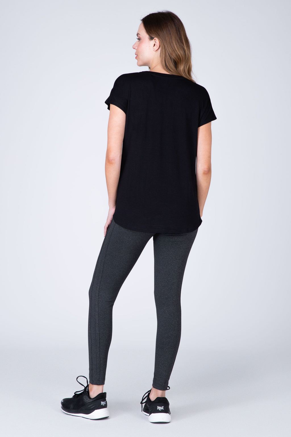 Polera Manga Corta Dubai Negro Everlast