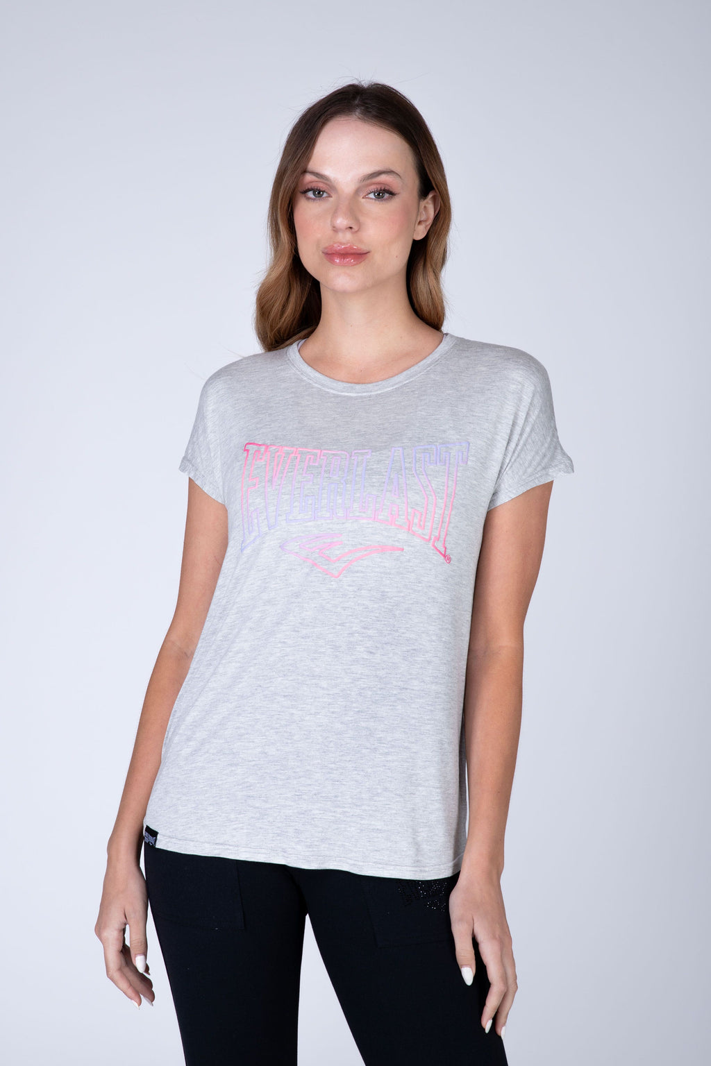 Polera Manga Corta Perth Gris Everlast