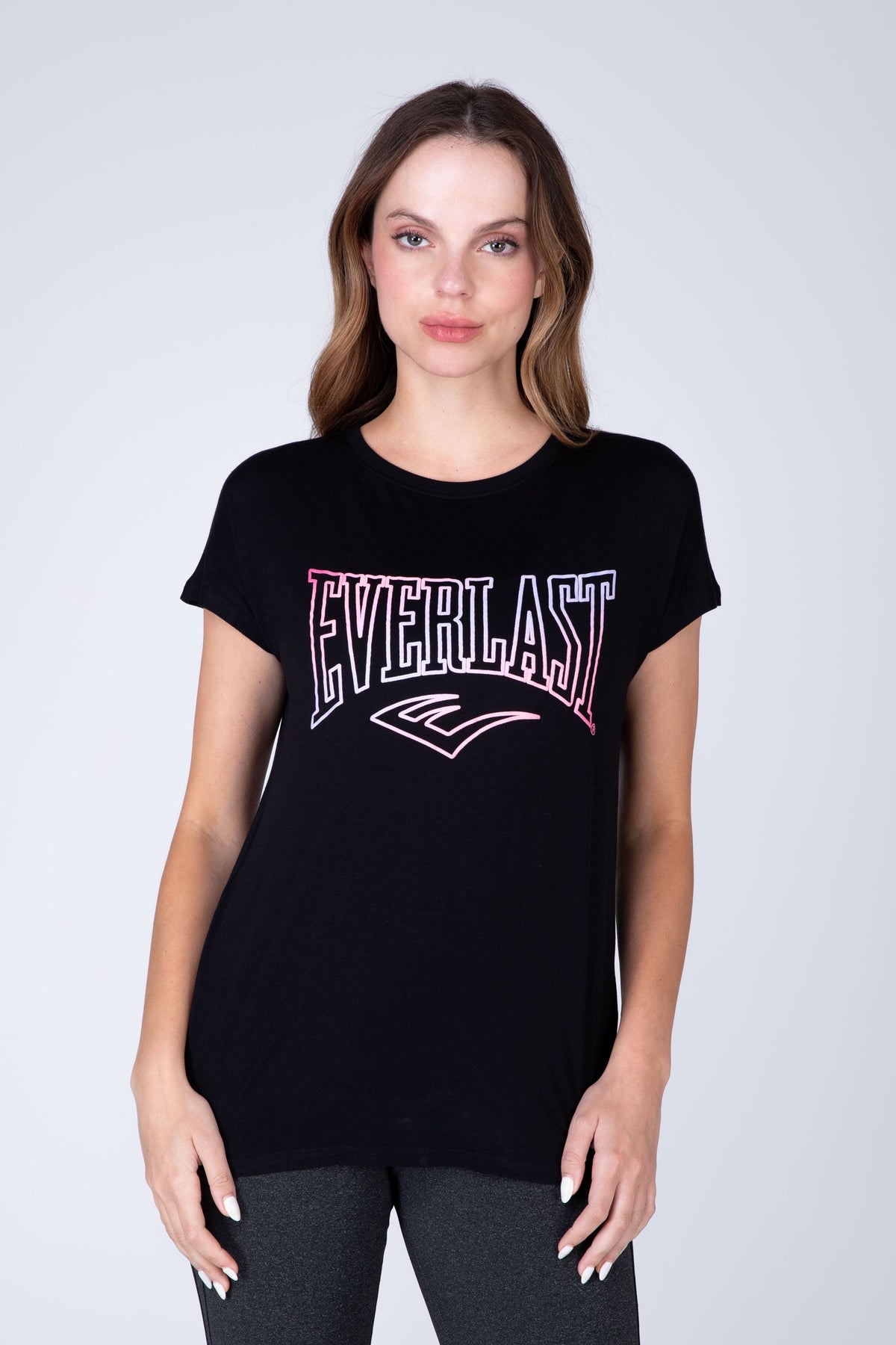 Polera Manga Corta Perth Negro Everlast