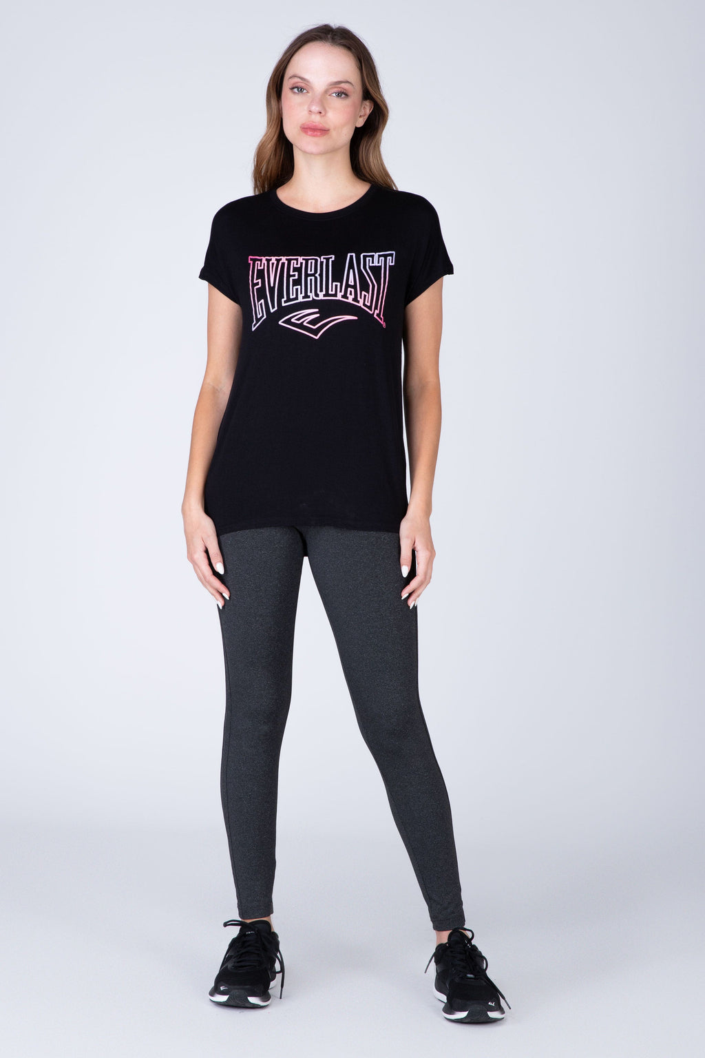 Polera Manga Corta Perth Negro Everlast