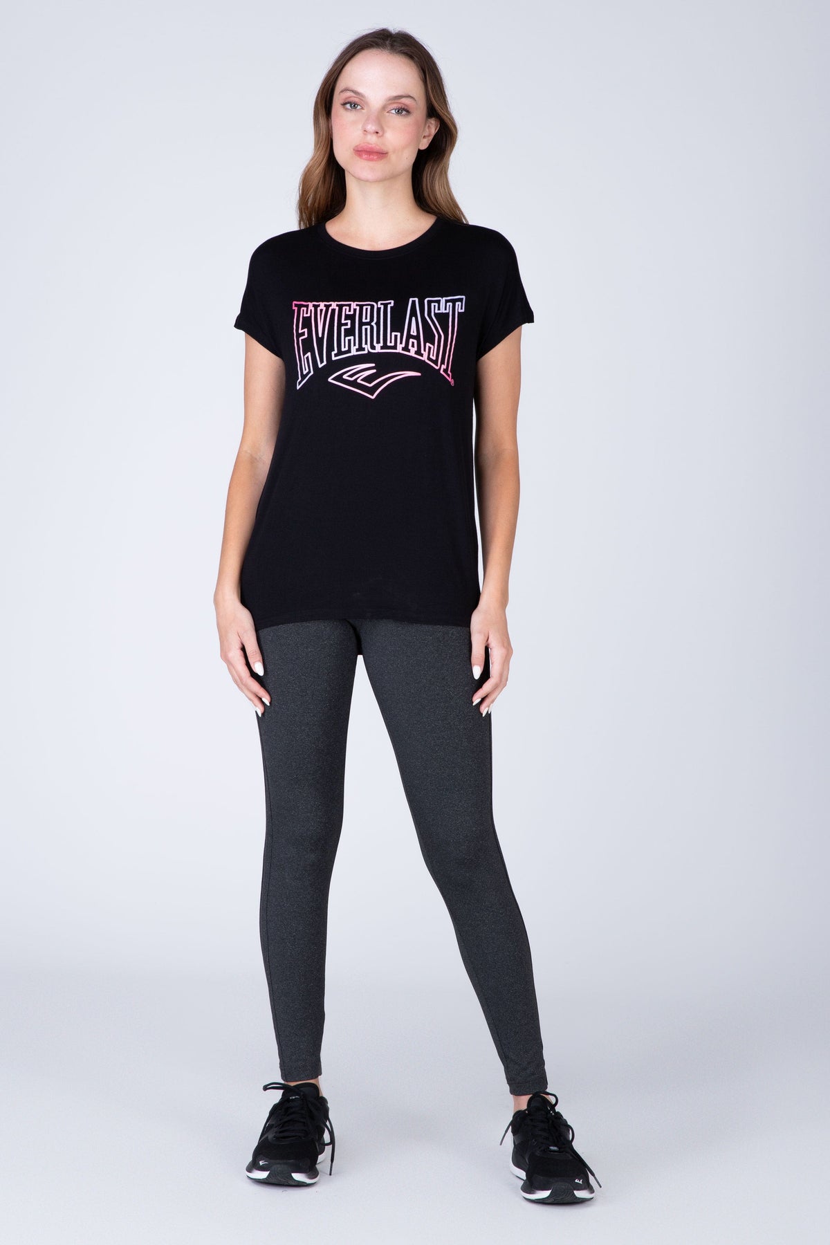 Polera Manga Corta Perth Negro Everlast