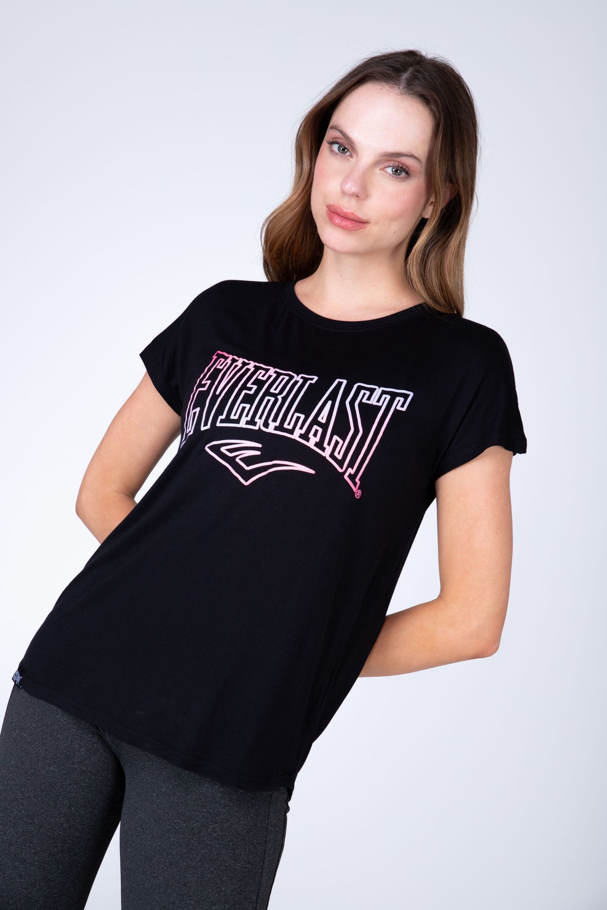 Polera Manga Corta Perth Negro Everlast
