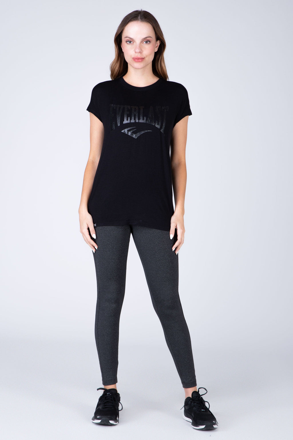 Polera Manga Corta Stone Negro Everlast