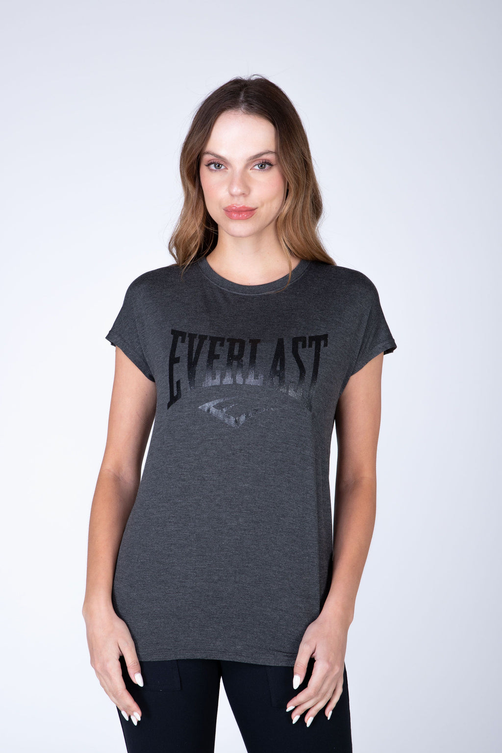 Polera Manga Corta Stone Gris Everlast