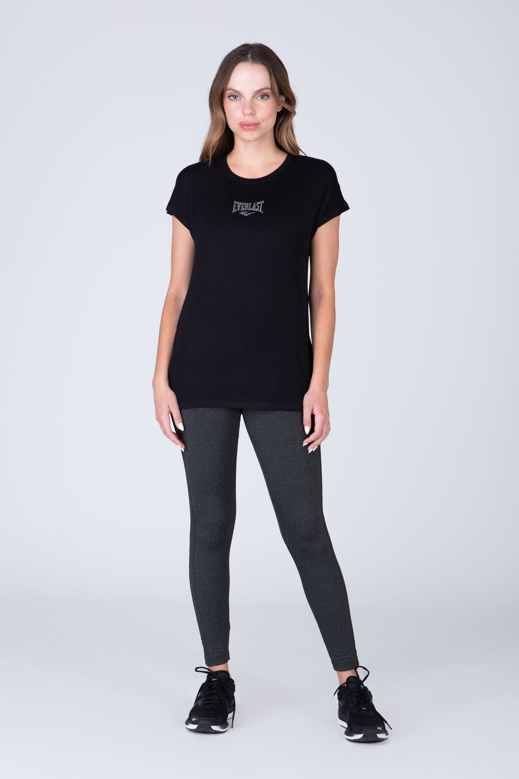 Polera Manga Corta Brusela Negro Everlast