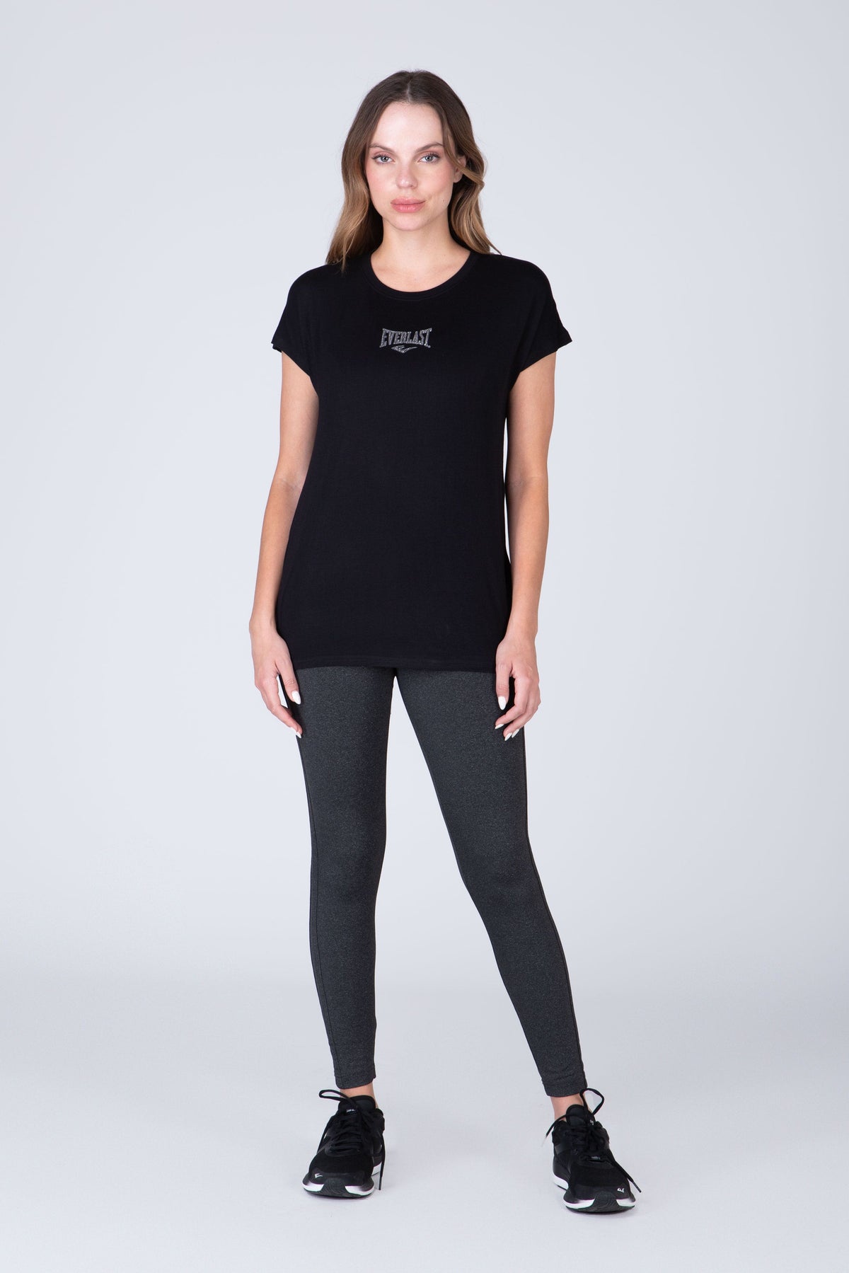 Polera Manga Corta Brusela Negro Everlast
