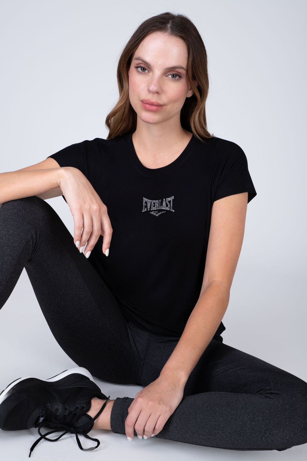 Polera Manga Corta Brusela Negro Everlast