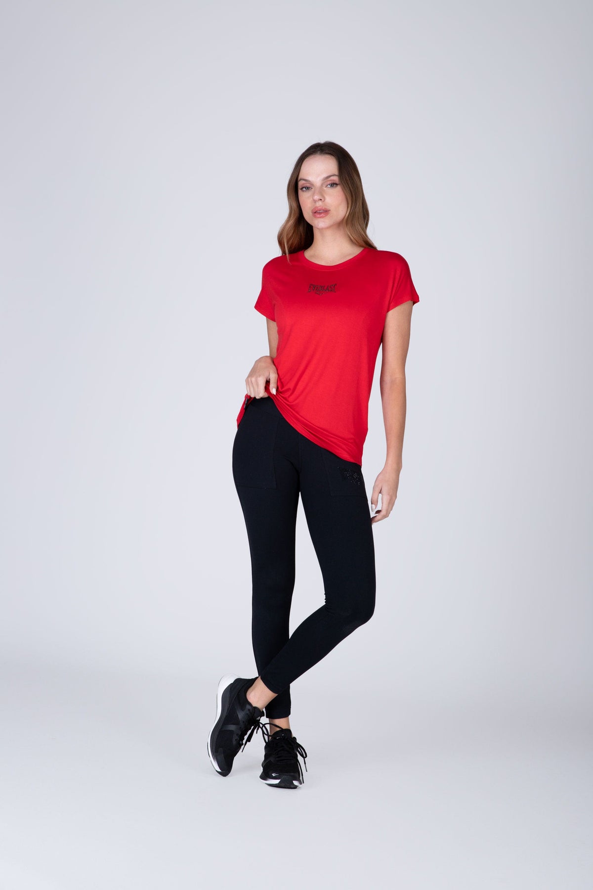 Polera Manga Corta Brusela Rojo Everlast