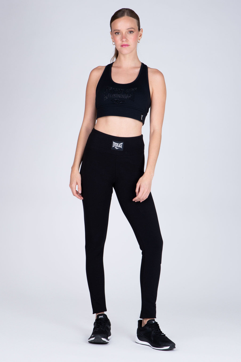 Legging Long Mark Blanco/Negro Everlast