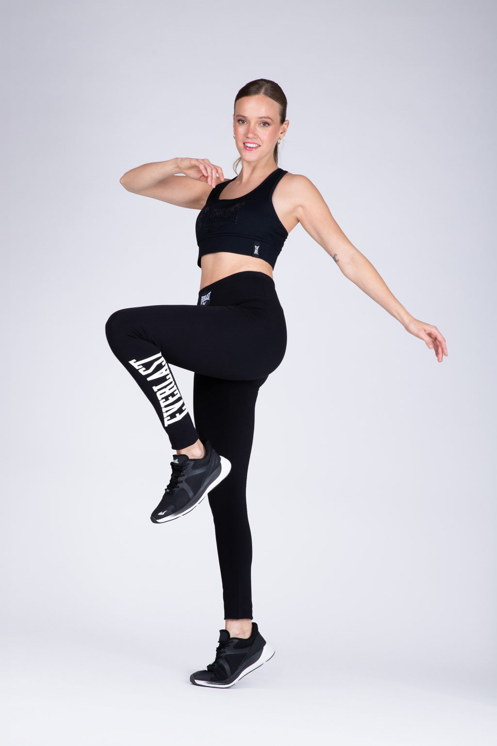 Legging Long Mark Blanco/Negro Everlast
