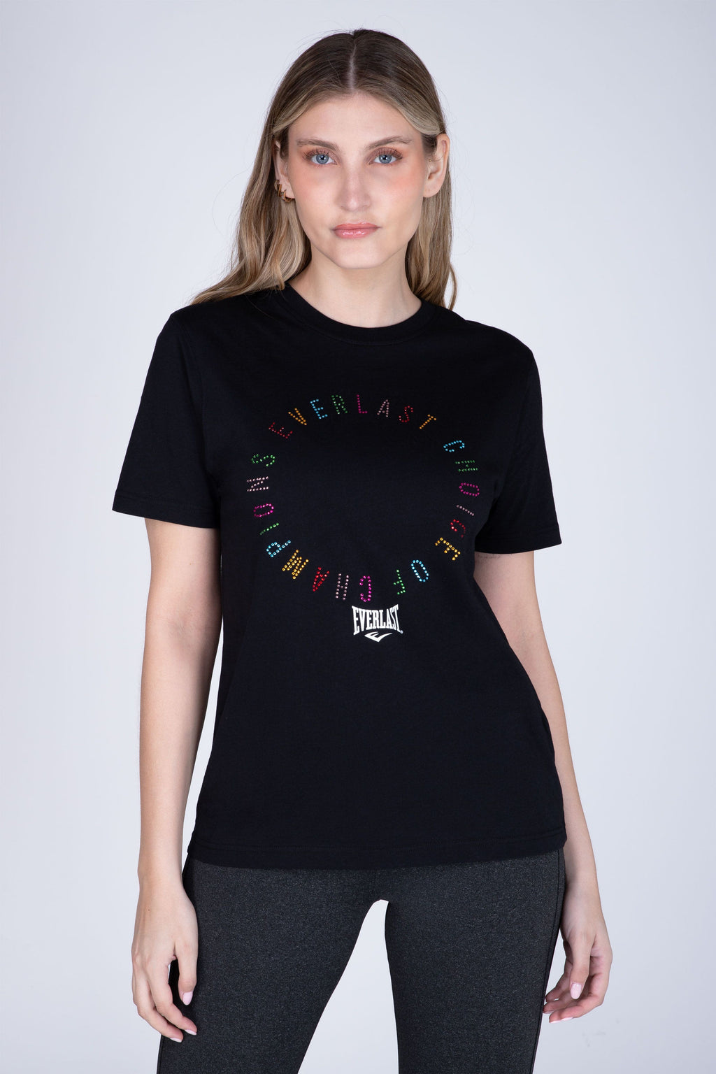 Polera Manga Corta Drago Negro Everlast