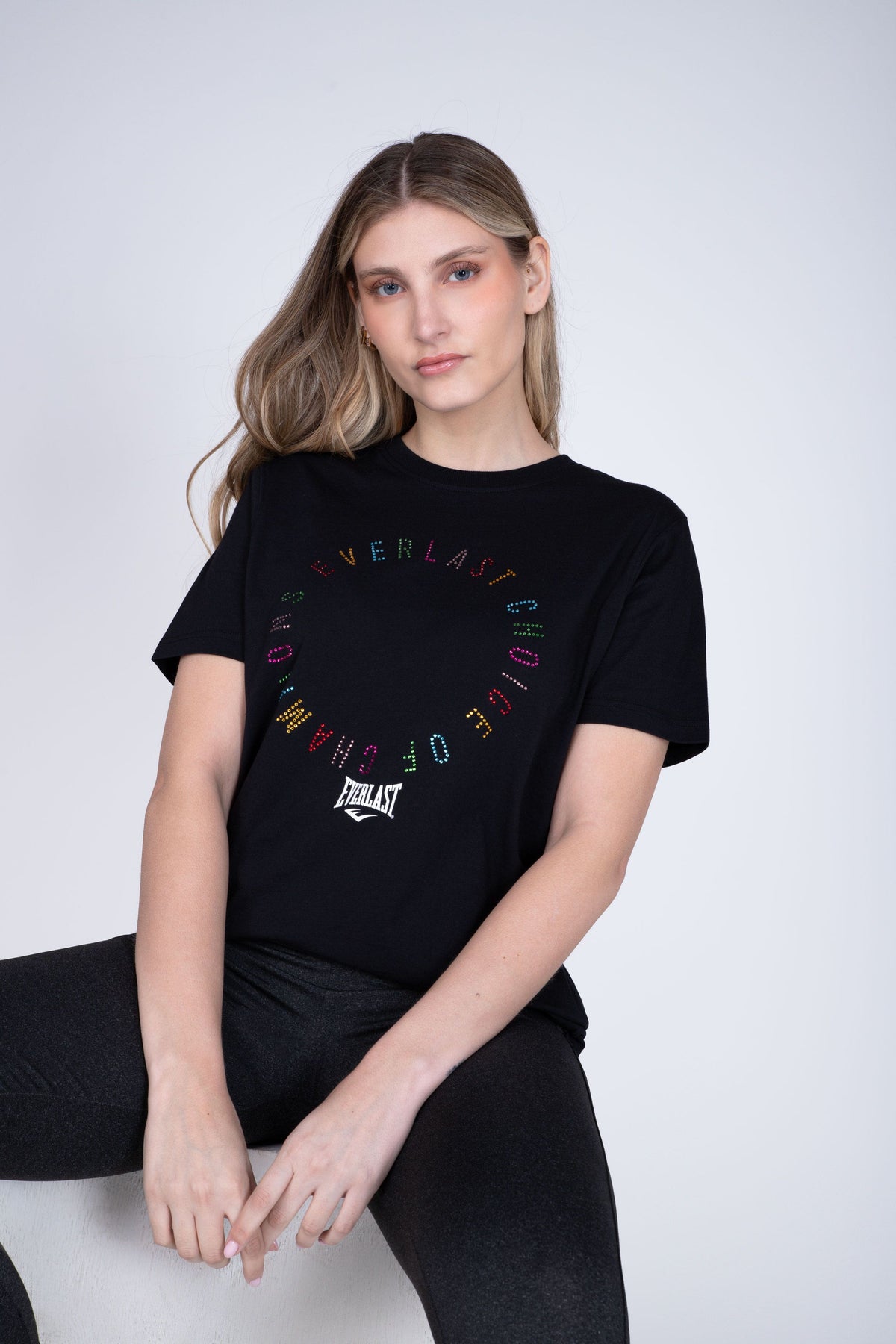 Polera Manga Corta Drago Negro Everlast