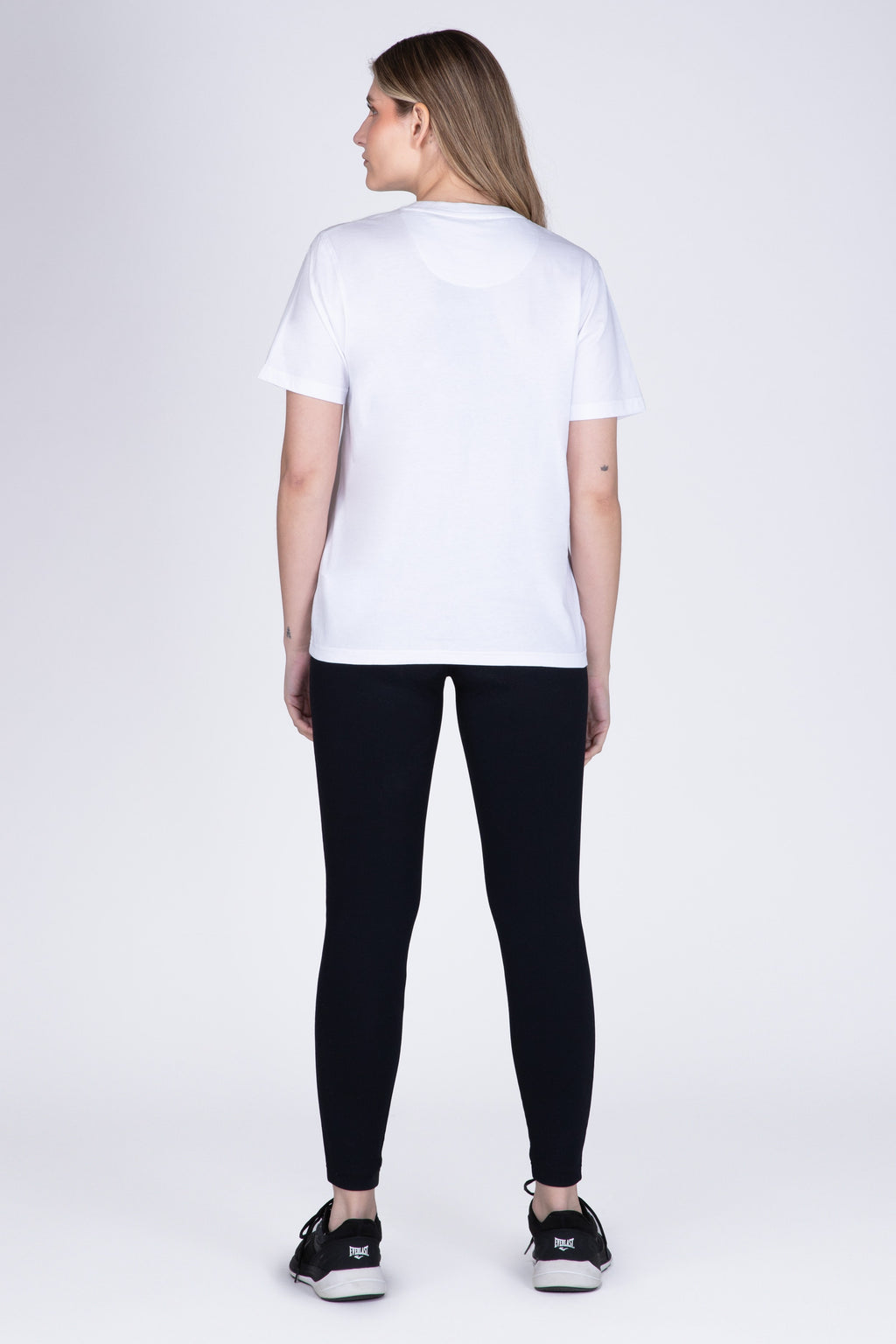 Polera Manga Corta Drago Blanco Everlast