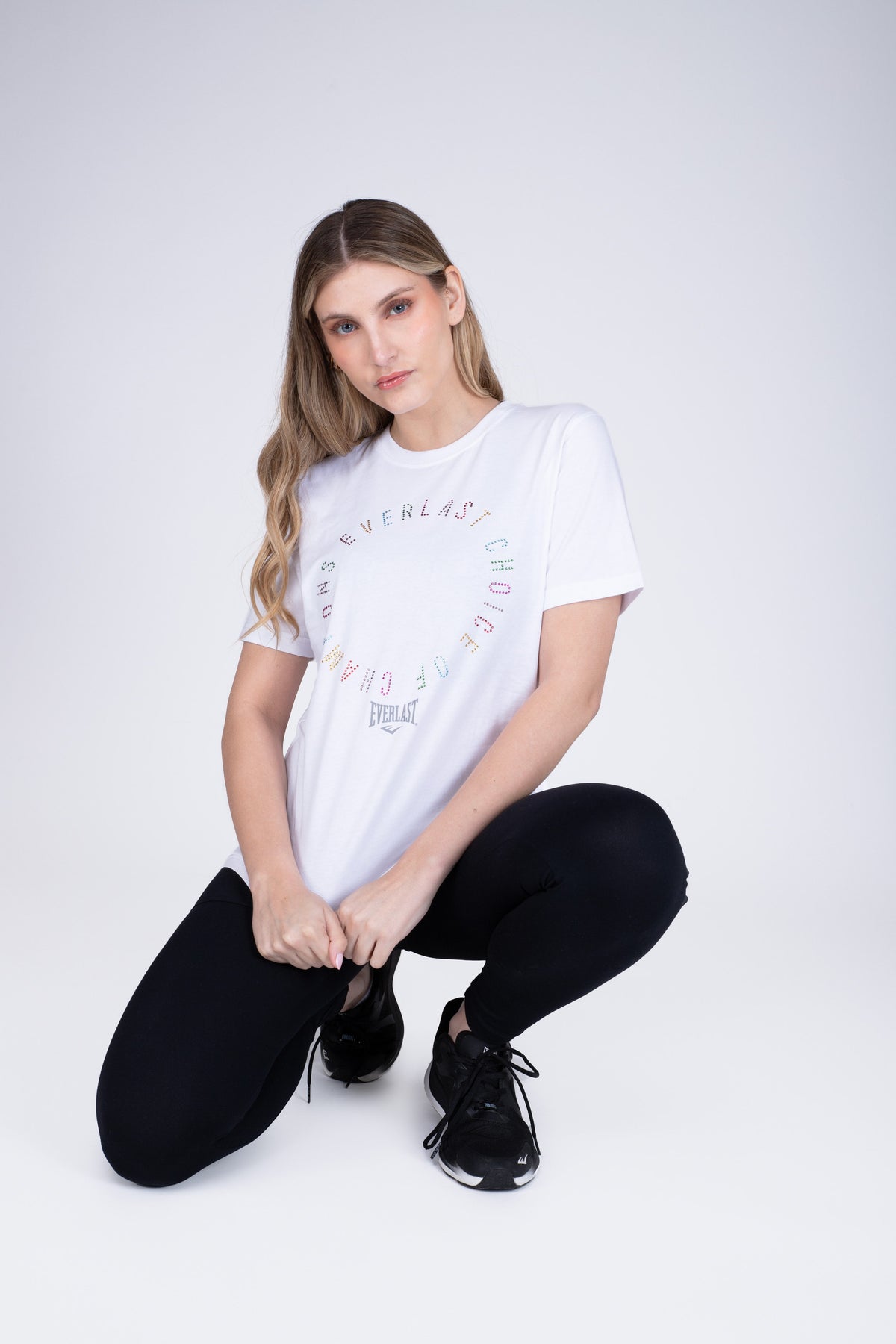 Polera Manga Corta Drago Blanco Everlast