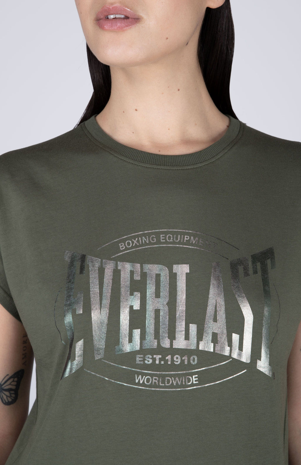 Polera Manga Corta Glad Verde Everlast