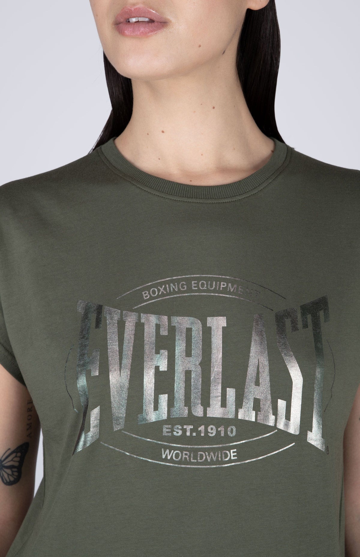 Polera Manga Corta Glad Verde Everlast